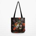Still Life with Flowers and a Watch (c. 1660 - c. 1679)  Tote Bag Gallery Image 2