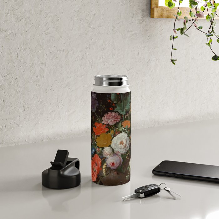 Still Life with Flowers and a Watch (c. 1660 - c. 1679)  Water Bottle Gallery Image 4