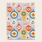 Christmas retro baubles no3 Notebook Gallery Image 4