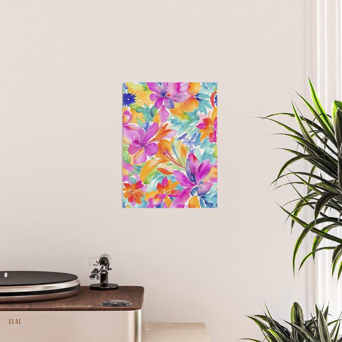 Fragments Of Botanical Memory Multicolor Flowers Poster Gallery Image 2