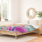 Fragments Of Botanical Memory Multicolor Flowers Duvet Cover Gallery Image 2