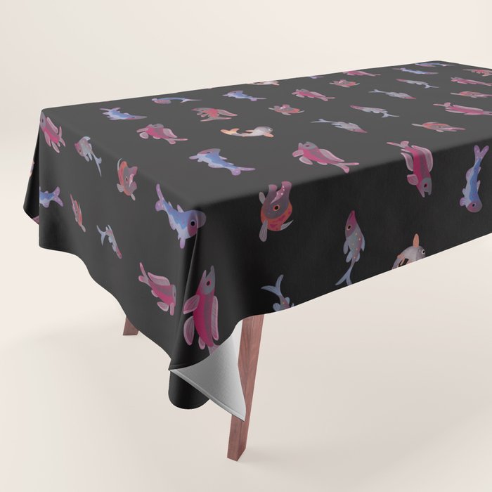 Salmon - dark Tablecloth Gallery Image 1