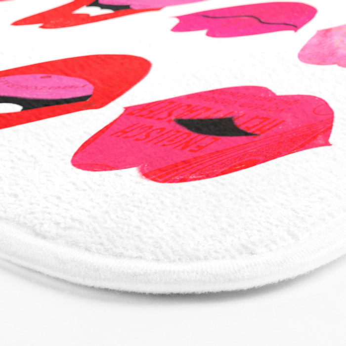 Lips of Love Bath Mat Gallery Image 3