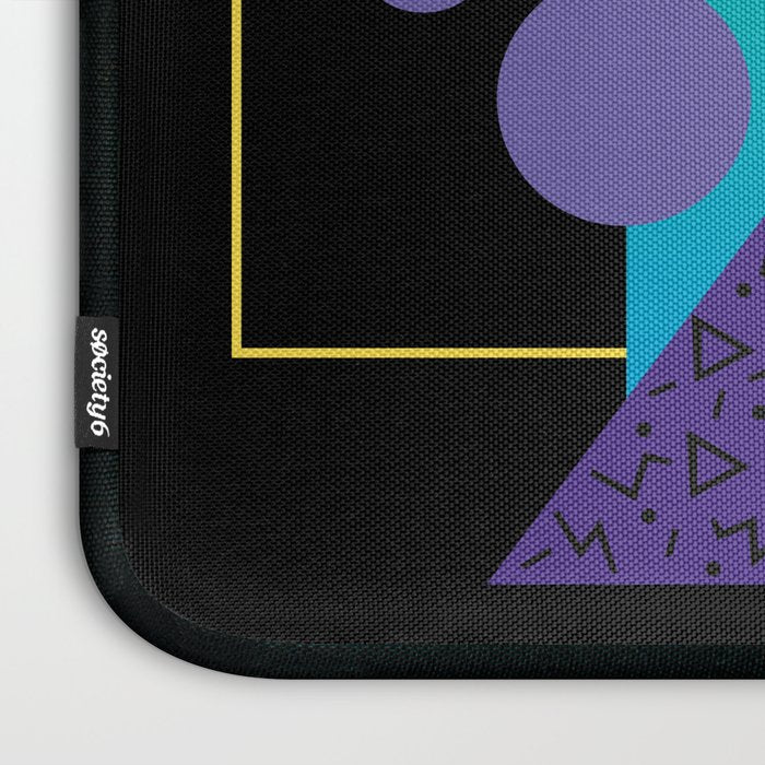 Memphis Pattern 37 / 80s - 90s Retro Laptop Sleeve Gallery Image 3