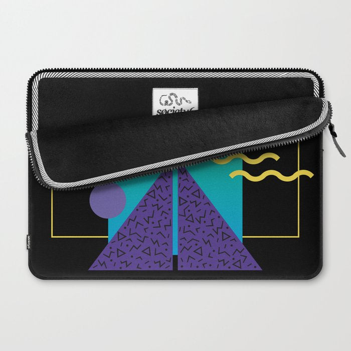 Memphis Pattern 37 / 80s - 90s Retro Laptop Sleeve Gallery Image 2