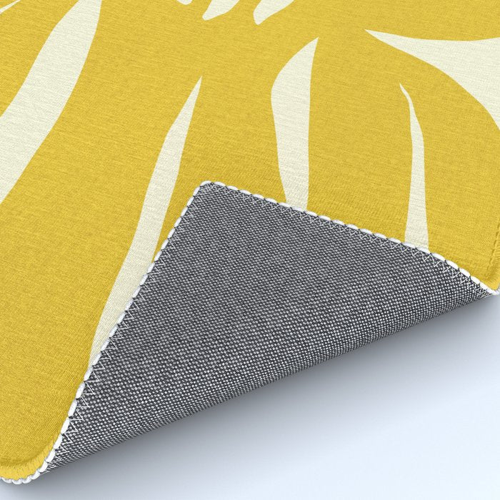 Abstract-botanical 29-yellow Rug Gallery Image 4