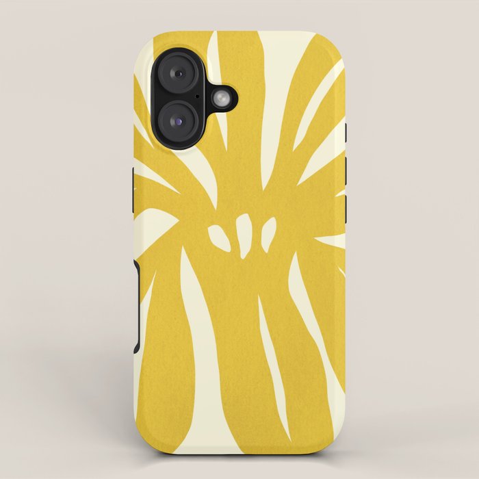 Abstract-botanical 29-yellow iPhone Case Gallery Image 1