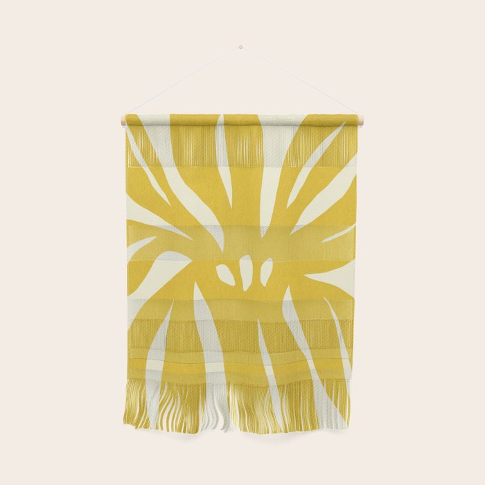 Abstract-botanical 29-yellow Wall Hanging Gallery Image 1
