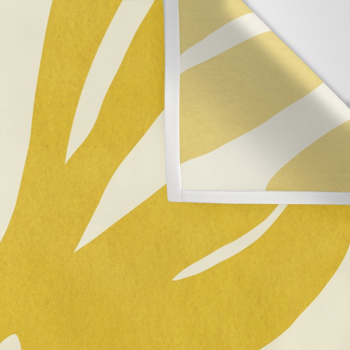 Abstract-botanical 29-yellow Wall Tapestry Gallery Image 3