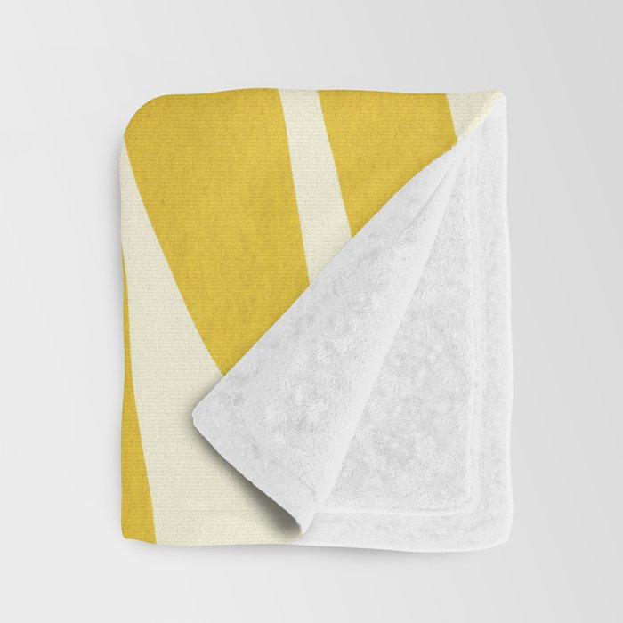Abstract-botanical 29-yellow Throw Blanket Gallery Image 3