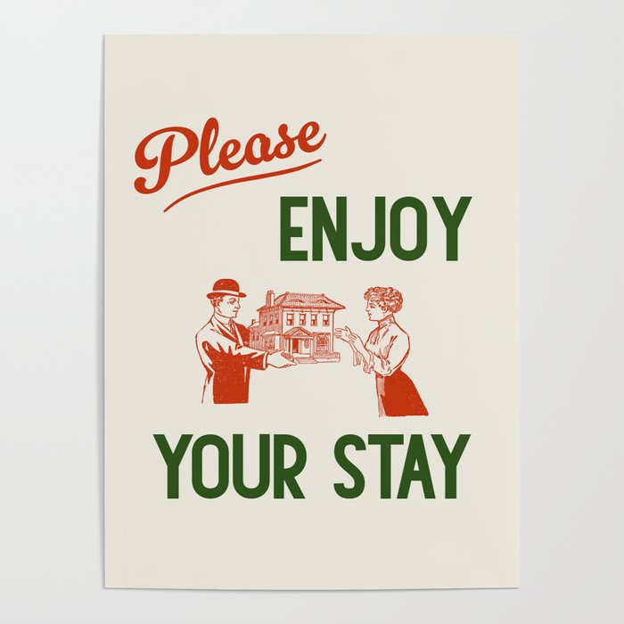 Please Enjoy Your Stay Poster Gallery Image 4