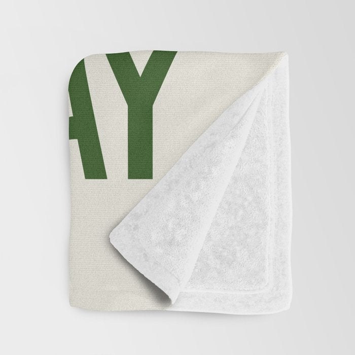 Please Enjoy Your Stay Throw Blanket Gallery Image 3