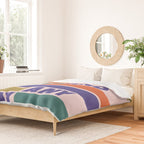 BE AFRAID AND DO IT ANYWAY - colorful typography Duvet Cover Gallery Image 2