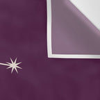 Gemini Zodiac Star Constellation Line Art Plum Purple Wall Tapestry Gallery Image 3