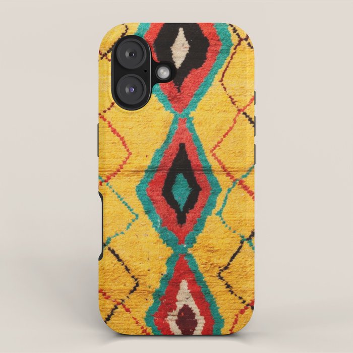 Antique Moroccan Rug Print iPhone Case Gallery Image 1