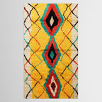 Antique Moroccan Rug Print Tablecloth Gallery Image 2
