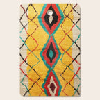 Antique Moroccan Rug Print Cutting Board Gallery Image 1