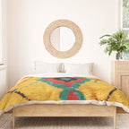 Antique Moroccan Rug Print Duvet Cover Gallery Image 3
