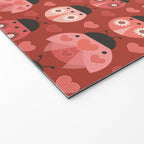 Love Bug Ladybugs - Valentines Day Colors Welcome Mat Gallery Image 2