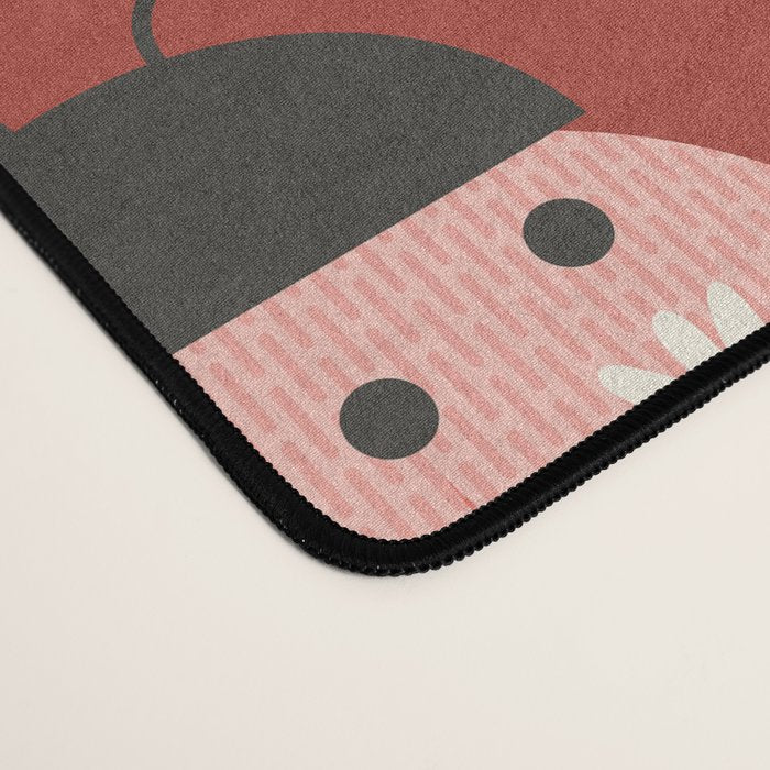 Love Bug Ladybugs - Valentines Day Colors Desk Mat Gallery Image 4