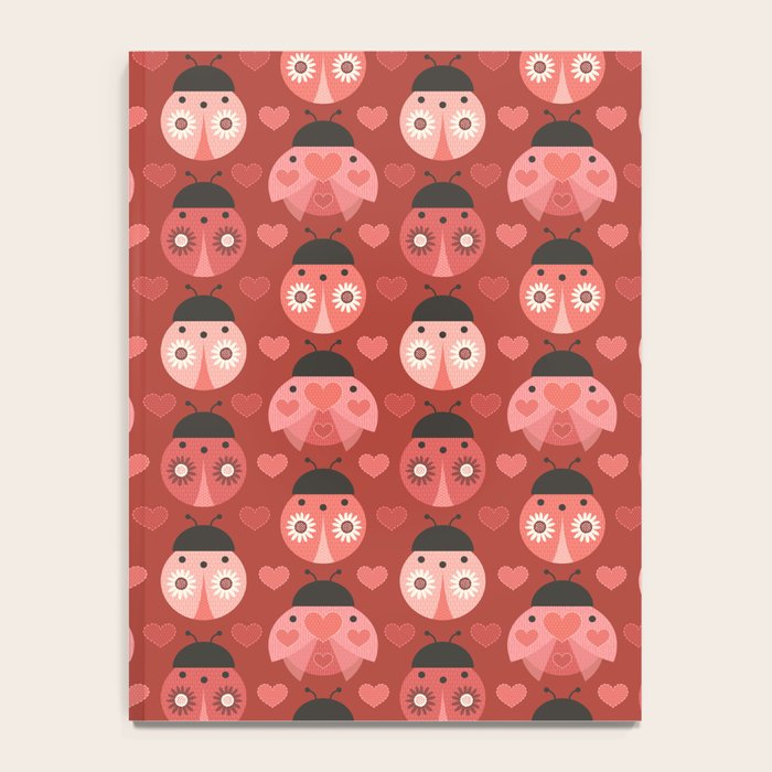 Love Bug Ladybugs - Valentines Day Colors Notebook Gallery Image 4