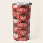 Love Bug Ladybugs - Valentines Day Colors Travel Mug Gallery Image 2