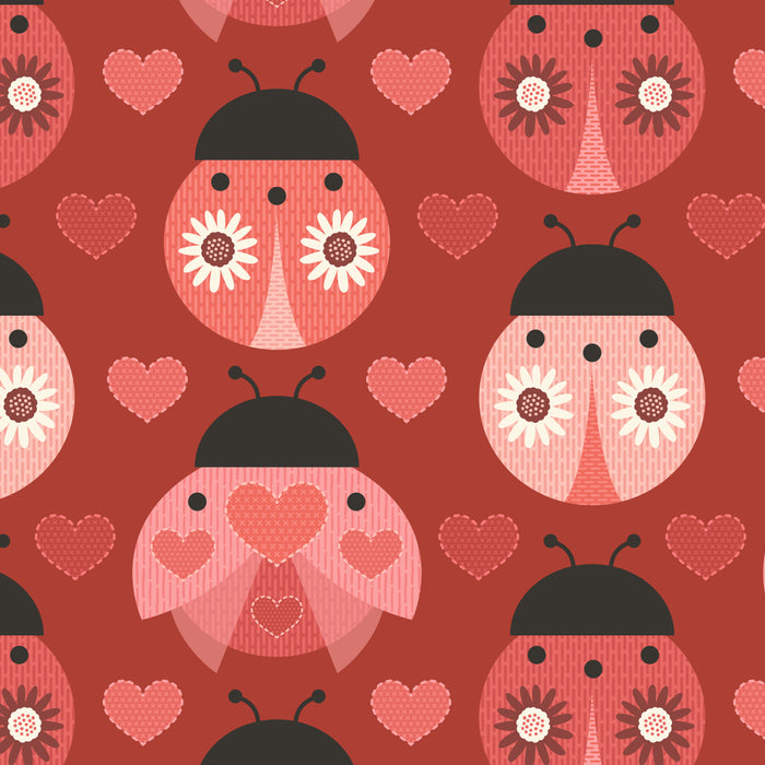 Love Bug Ladybugs - Valentines Day Colors Coffee Mug Gallery Image 2