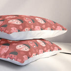 Love Bug Ladybugs - Valentines Day Colors Pillow Sham Gallery Image 3