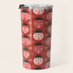 Love Bug Ladybugs - Valentines Day Colors Travel Mug Gallery Image 3