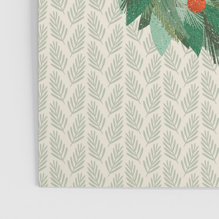 Happy Holidays Christmas Wreath Poster Gallery Image 3