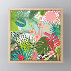 Tropical, Palms, Jungle Prints, Nature Art. Mini Art Print Gallery Image 1