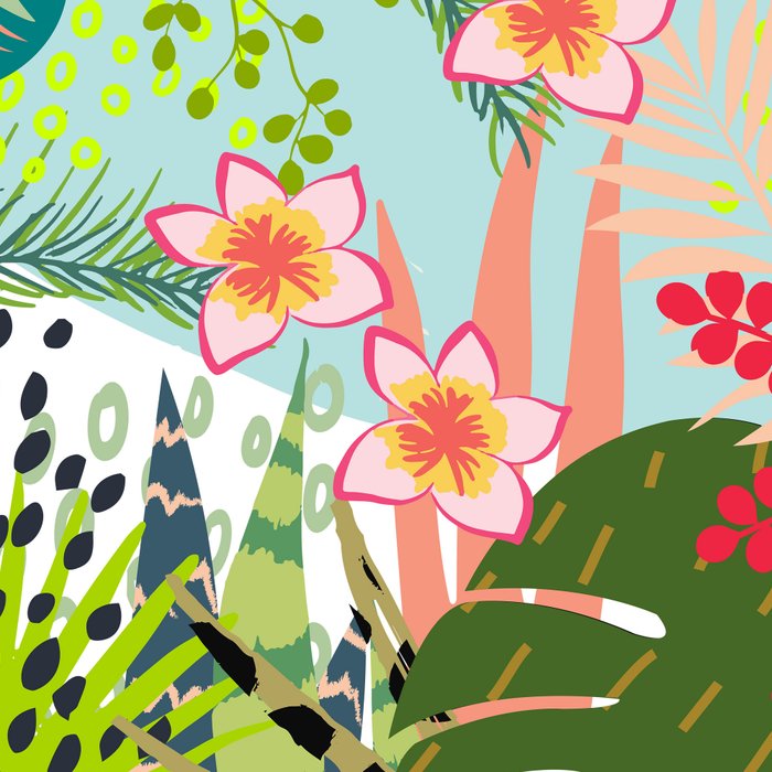 Tropical, Palms, Jungle Prints, Nature Art. Coffee Mug Gallery Image 2
