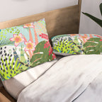 Tropical, Palms, Jungle Prints, Nature Art. Pillow Sham Gallery Image 2