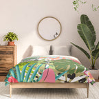 Tropical, Palms, Jungle Prints, Nature Art. Comforter Gallery Image 3