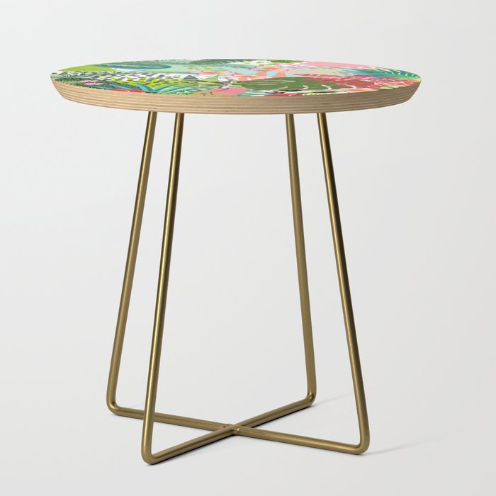 Tropical, Palms, Jungle Prints, Nature Art. Side Table Gallery Image 1