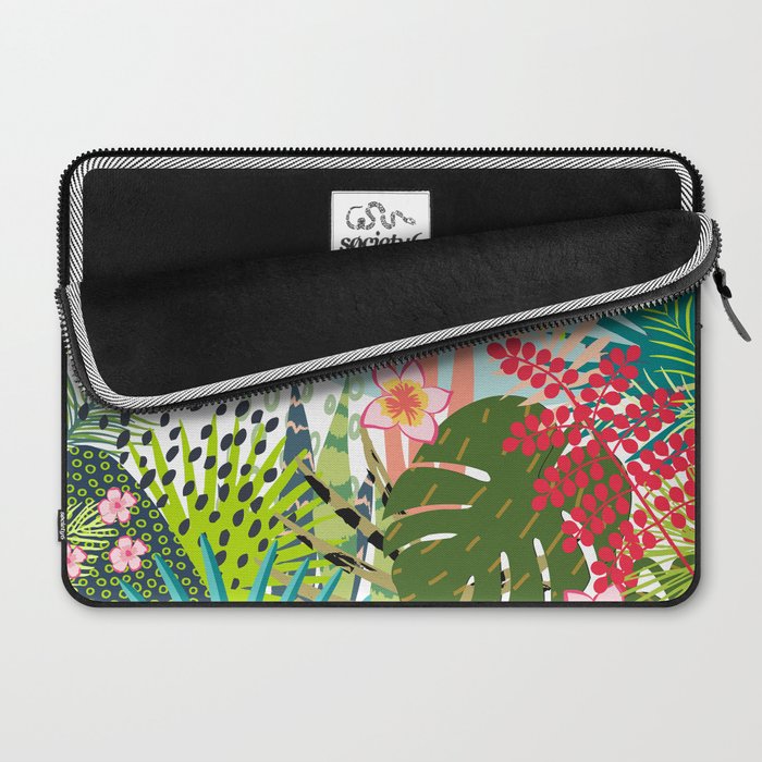 Tropical, Palms, Jungle Prints, Nature Art. Laptop Sleeve Gallery Image 2