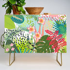 Tropical, Palms, Jungle Prints, Nature Art. Credenza Gallery Image 1