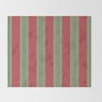 Christmas Stripes Winter 2025 Throw Blanket Gallery Image 2
