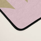 Pale Pink Jonnty Flowers Retro Minimal Floral Pattern Desk Mat Gallery Image 4