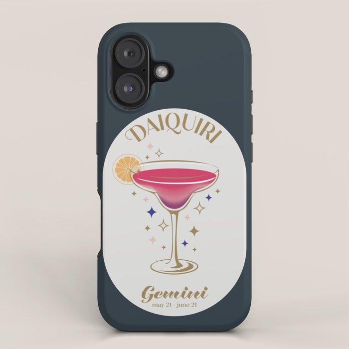 Daiquiri Cocktail Zodiac Sign iPhone Case Gallery Image 1