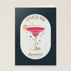 Daiquiri Cocktail Zodiac Sign Stationery Card Gallery Image 2