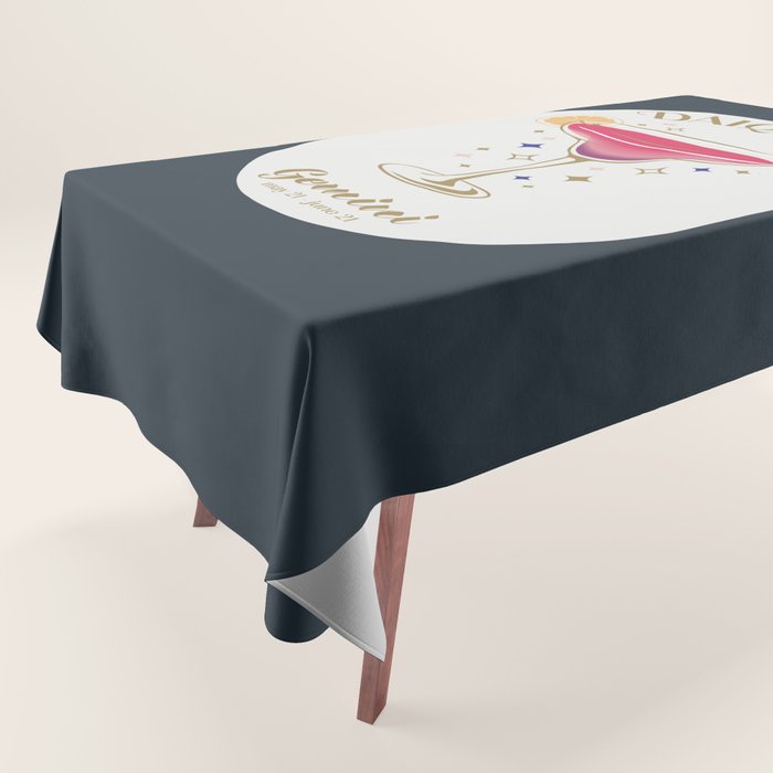 Daiquiri Cocktail Zodiac Sign Tablecloth Gallery Image 1