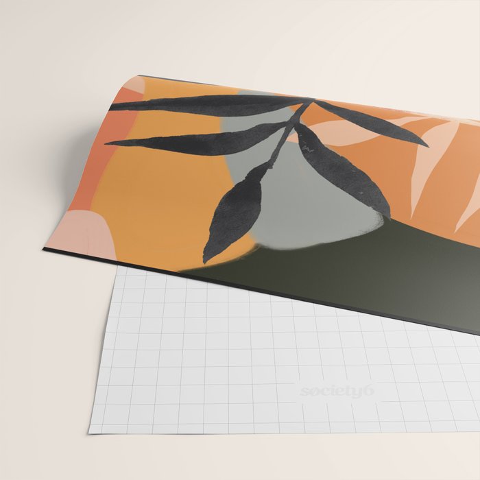 Abstract Art Tropical Leaves 108 Wrapping Paper Gallery Image 2