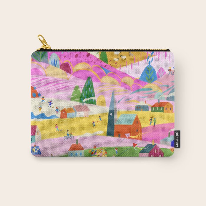 Pink Mountain Carry All Pouch Gallery Image 1