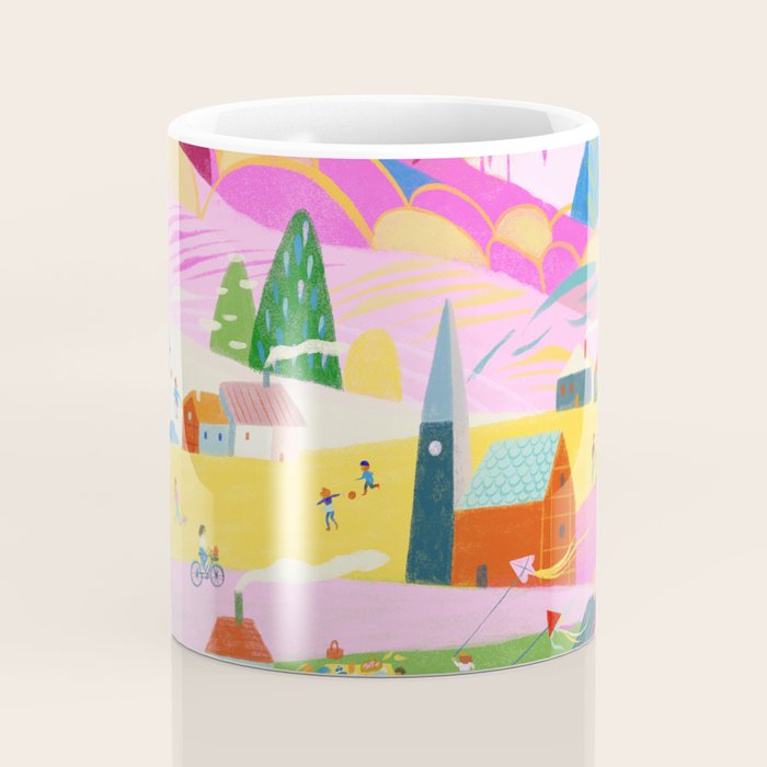 Pink Mountain Coffee Mug Gallery Image 4
