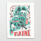 Maine Map Notebook Gallery Image 4