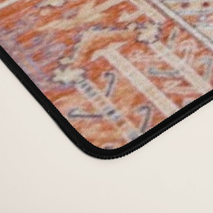 Navy Angel Jewels Kazak Rug Desk Mat Gallery Image 4