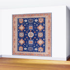 Navy Angel Jewels Kazak Rug Wall Mural Gallery Image 2