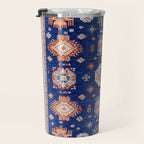 Navy Angel Jewels Kazak Rug Travel Mug Gallery Image 3