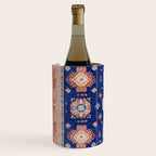 Navy Angel Jewels Kazak Rug Wine Chiller Gallery Image 2